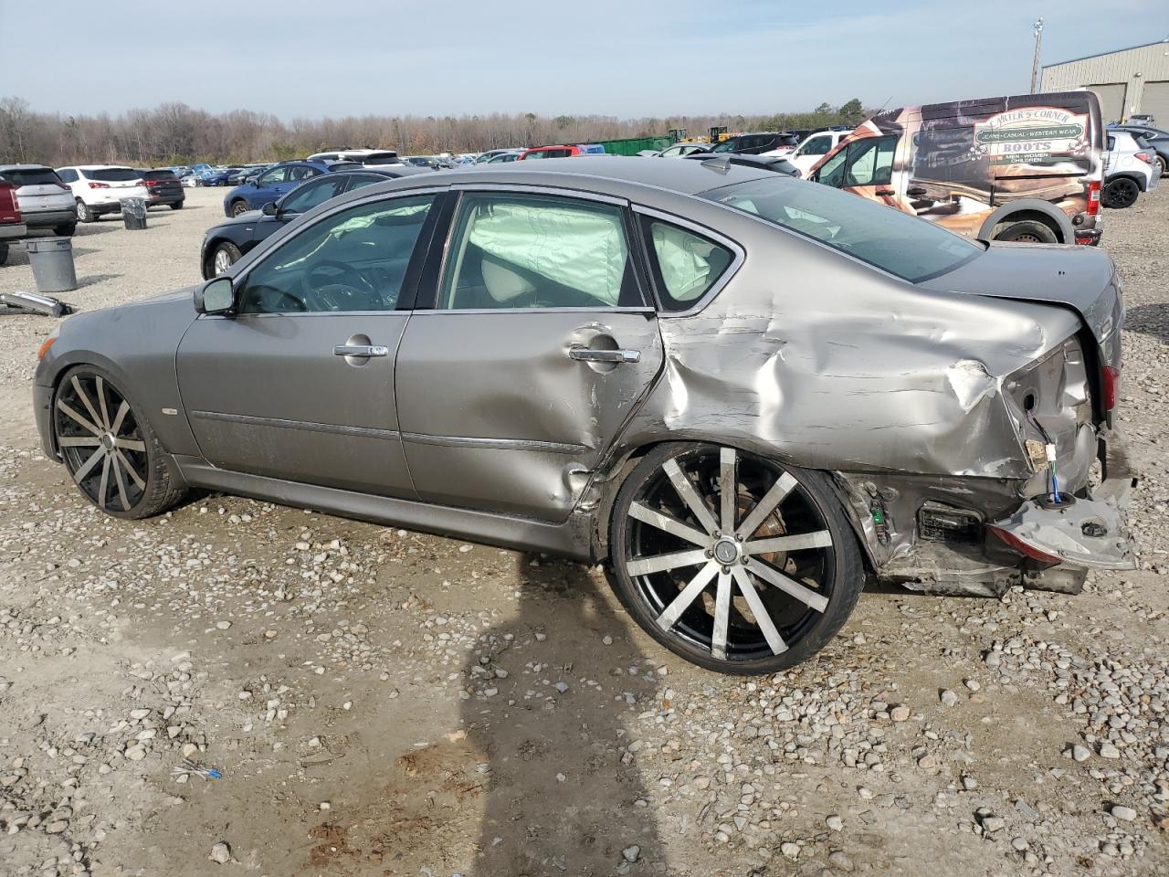 2008 Infiniti M VIN JNKAY01E78M607216 Copart auction photo, rear end damage thumbnail 2