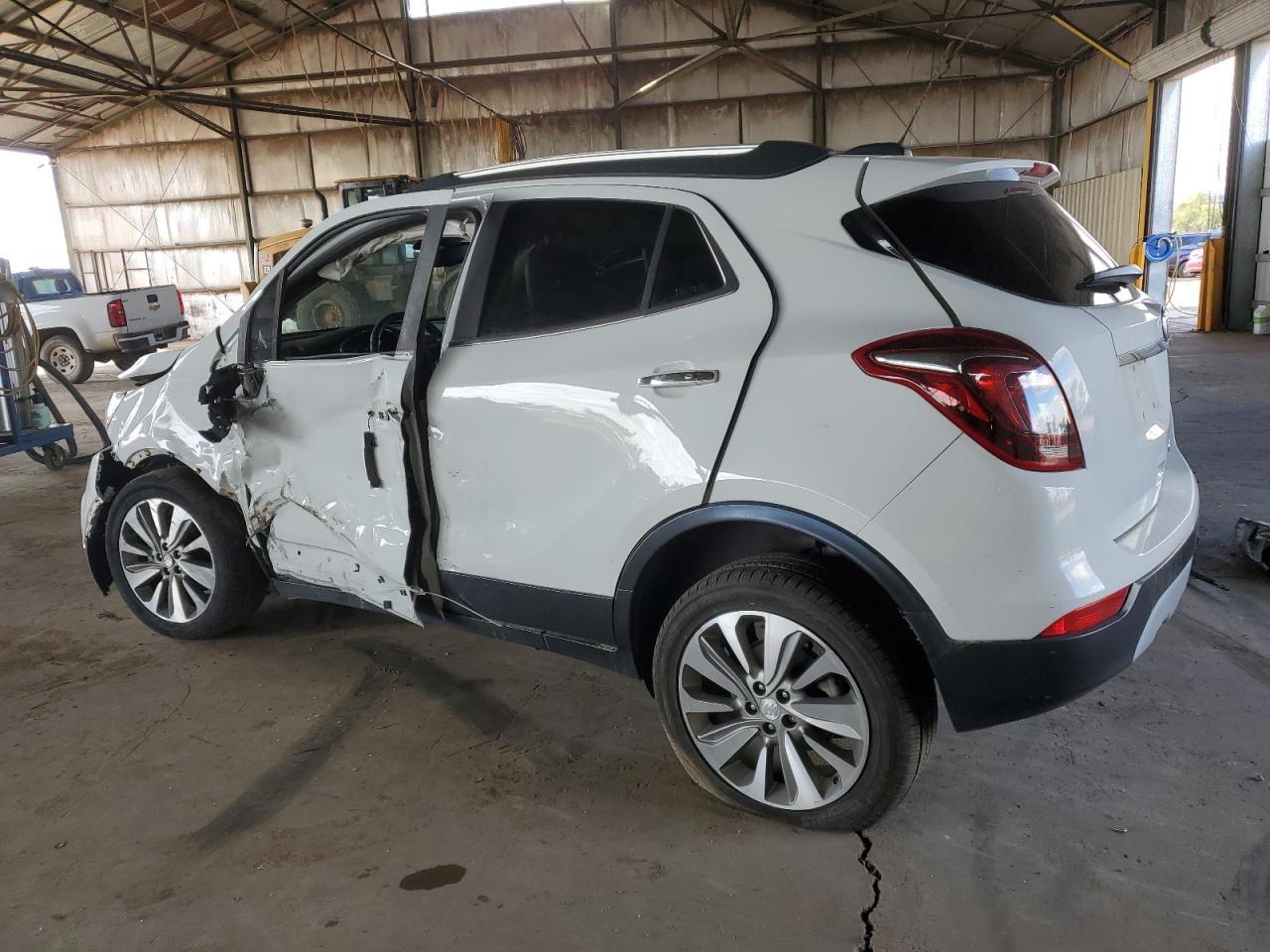 2019 Buick Encore VIN KL4CJASB1KB786861 Copart auction photo, front end / side damage thumbnail 2