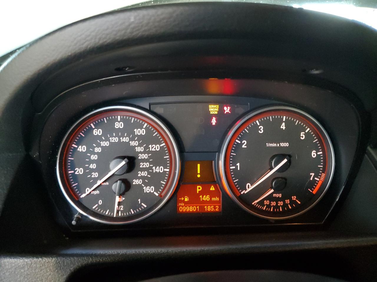2014 BMW X1 VIN WBAVL1C52EVY11414 Copart auction photo, mechanical / front end damage thumbnail 9