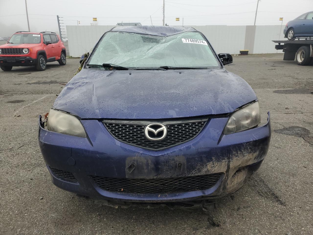 2006 Mazda 3 VIN JM1BK12F361461660 Copart auction photo, undercarriage / all over damage thumbnail 5