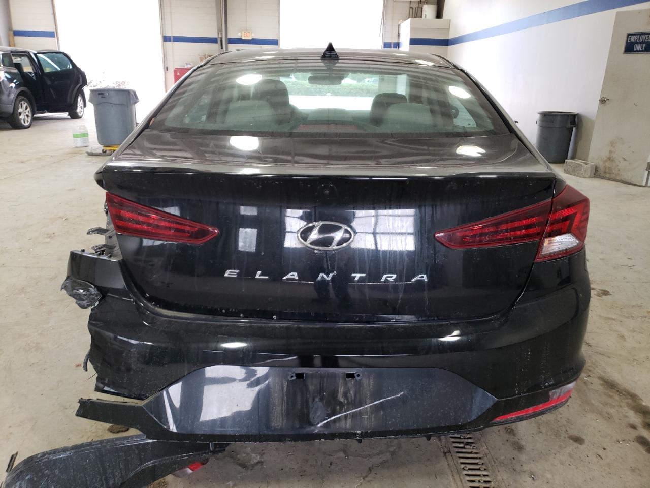 2019 Hyundai Elantra VIN KMHD84LF7KU877917 Copart auction photo, rear end / front end damage thumbnail 6