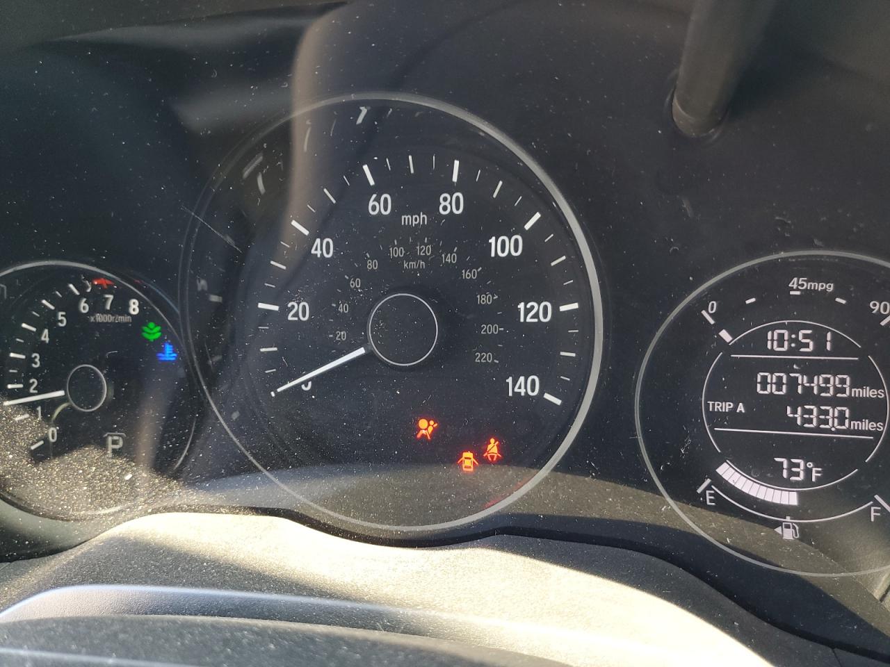 2022 Honda HR-V VIN 3CZRU6H37NM715871 Copart auction photo, front end / minor dent/scratches damage thumbnail 9
