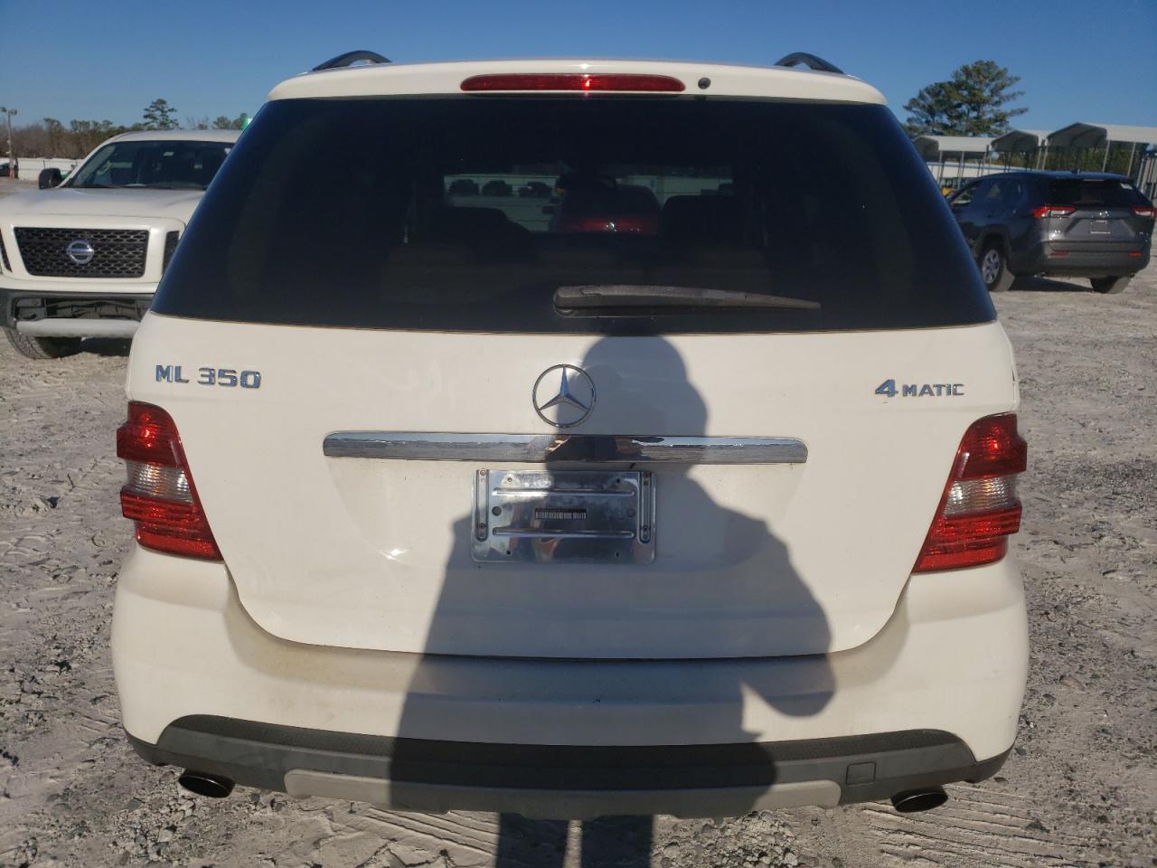 2006 Mercedes-Benz M-klasse VIN 4JGBB86E06A141752 Copart auction photo, front end / side damage thumbnail 6