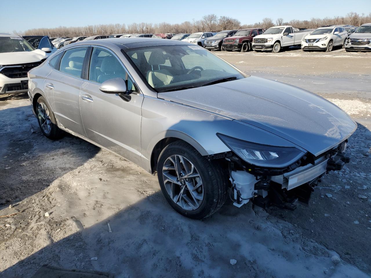 2021 Hyundai Sonata VIN KMHL14JAXMA152193 Copart auction photo, mechanical / all over damage thumbnail 4