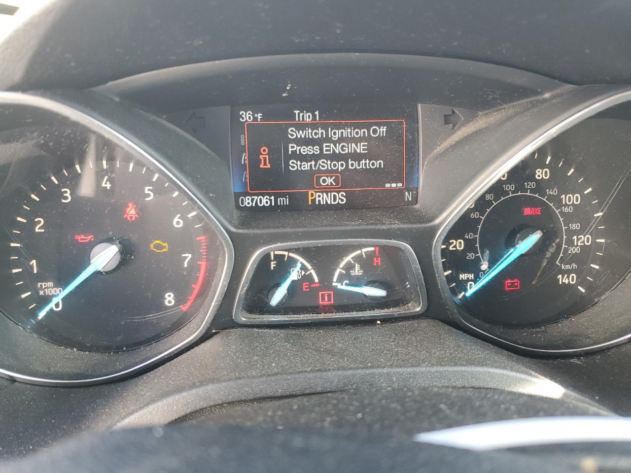 2019 Ford Escape VIN 1FMCU9GDXKUB32530 Copart auction photo, vandalism / front end damage thumbnail 9