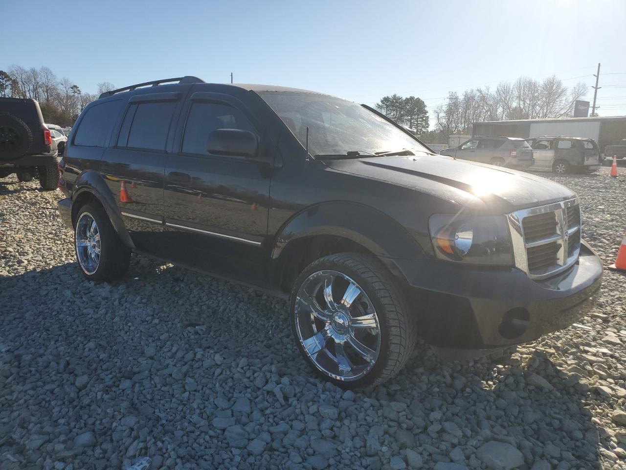 2007 Dodge Durango VIN 1D8HB48P47F542670 Copart auction photo, all over damage thumbnail 4