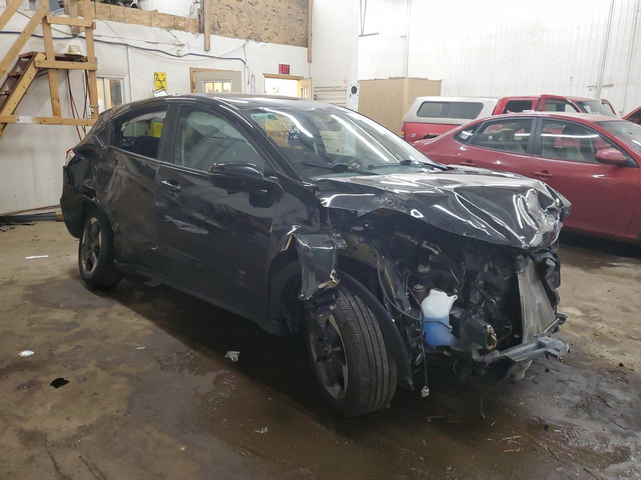 2018 Honda HR-V VIN 3CZRU6H53JG709415 Copart auction photo, all over damage thumbnail 4