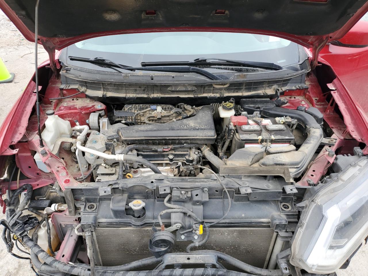 2017 Nissan Rogue VIN JN8AT2MV1HW266783 Copart auction photo, mechanical / minor dent/scratches damage thumbnail 12
