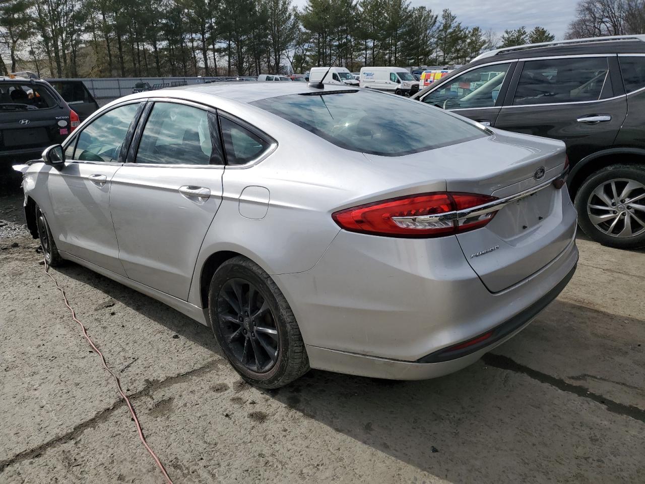 2017 Ford Fusion VIN 3FA6P0H73HR158762 Copart auction photo, front end damage thumbnail 2