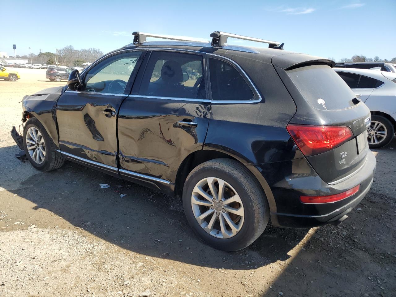2017 Audi Q5 VIN WA1C2AFP8HA067124 Copart auction photo, front end / side damage thumbnail 2