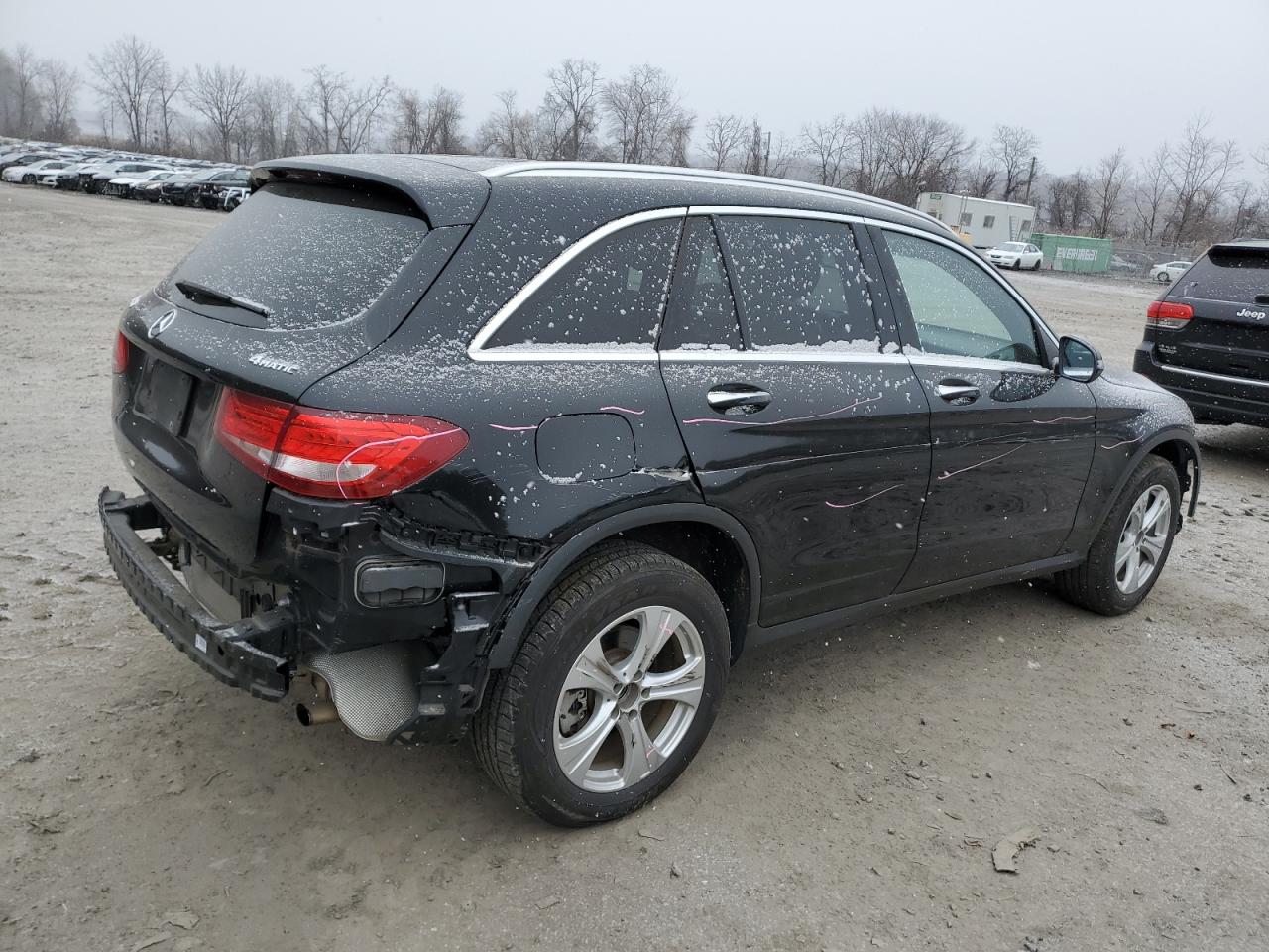 2018 Mercedes-Benz GLC VIN WDC0G4KB8JV034168 Copart auction photo, all over damage thumbnail 3