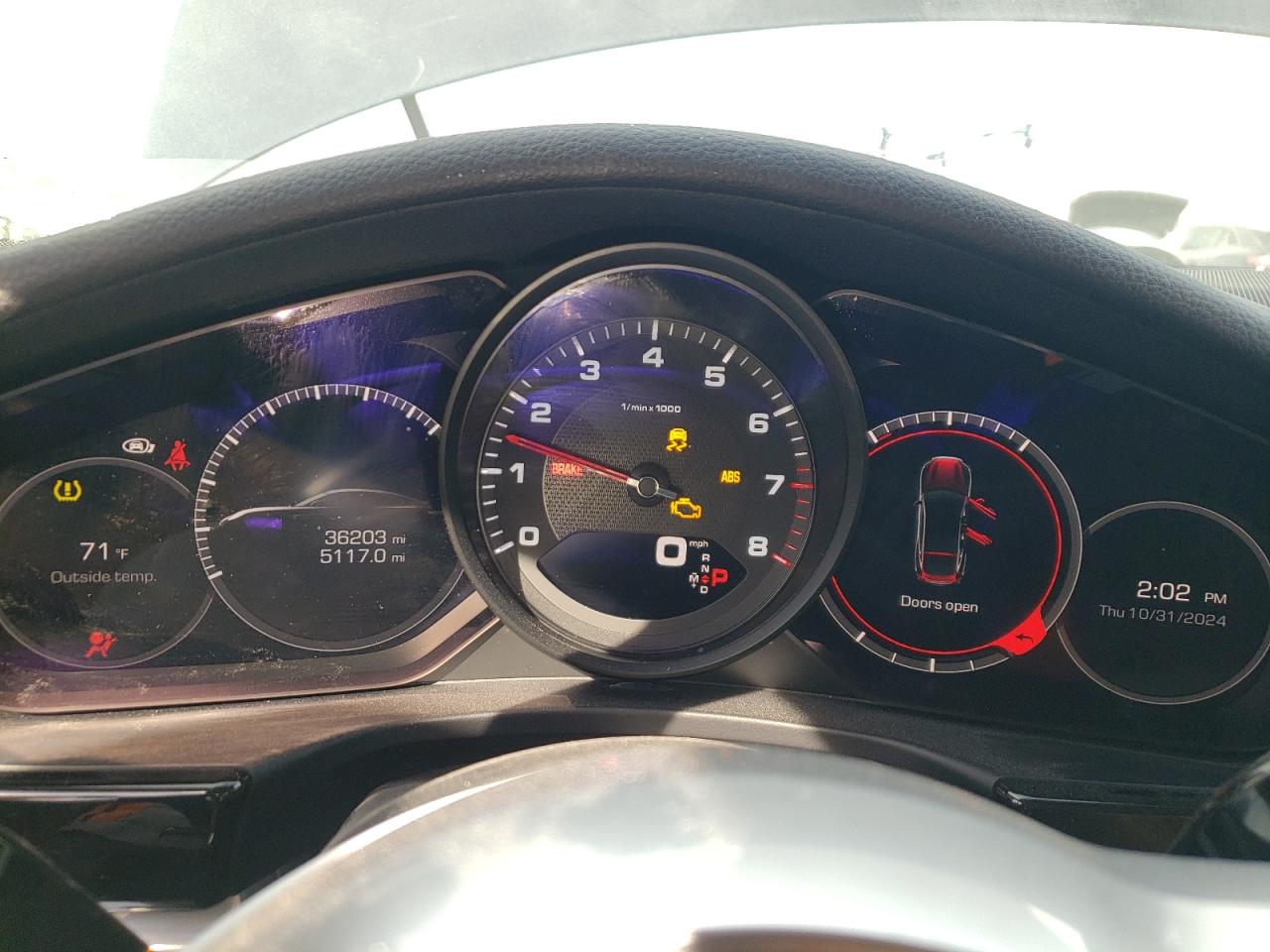 2020 Porsche Panamera VIN WP0AA2A74LL103143 Copart auction photo, side damage thumbnail 9