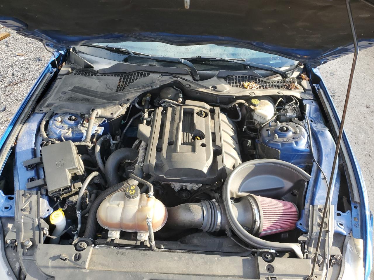 2017 Ford Mustang VIN 1FA6P8TH1H5217177 Copart auction photo, front end / side damage thumbnail 11