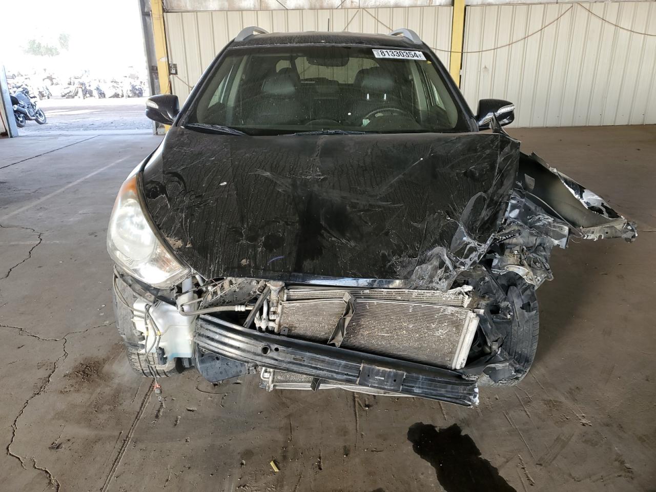 2013 Hyundai Tucson VIN KM8JU3AC5DU553899 Copart auction photo, front end / side damage thumbnail 5