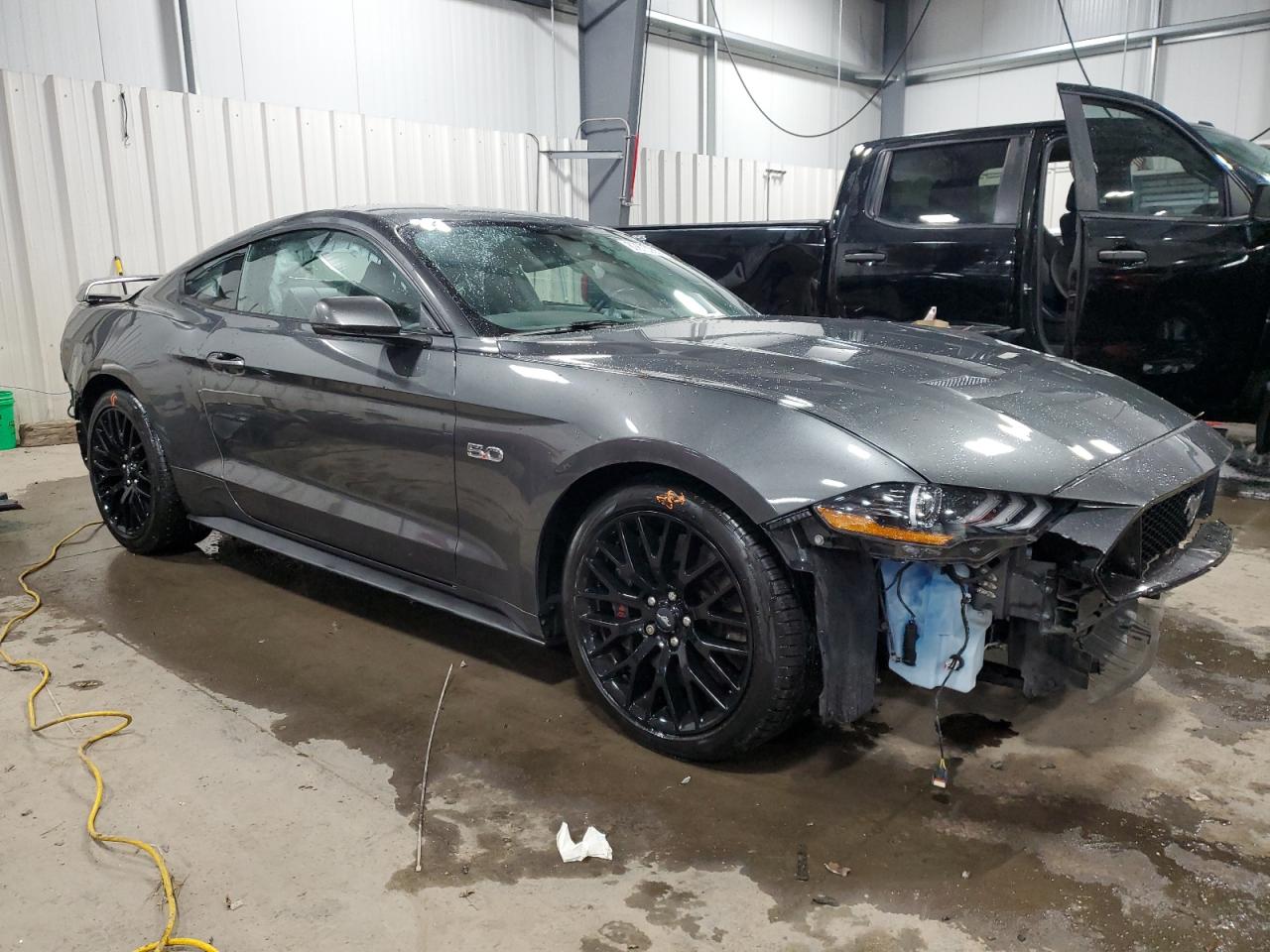 2019 Ford Mustang VIN 1FA6P8CF8K5158022 Copart auction photo, all over damage thumbnail 4