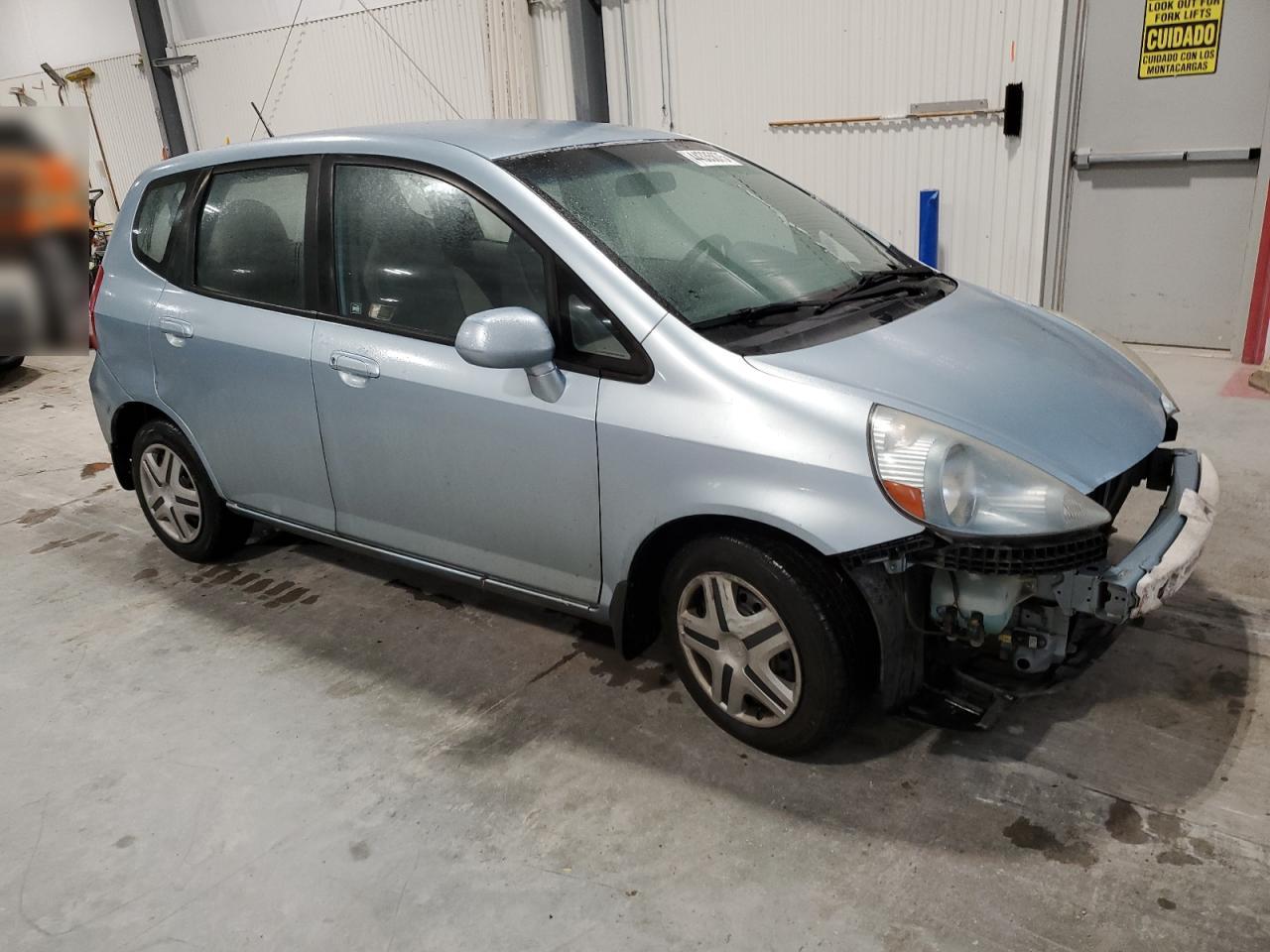 2007 Honda Fit VIN JHMGD37417S059813 Copart auction photo, front end damage thumbnail 4