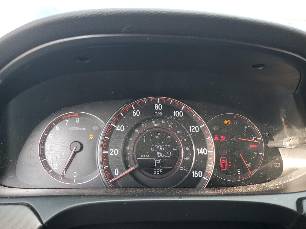 2016 Honda Accord VIN 1HGCR2F54GA195186 Copart auction photo, all over damage thumbnail 9