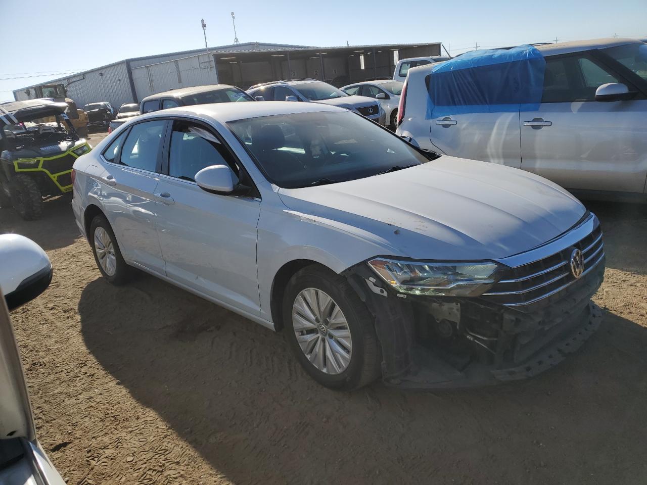 2019 Volkswagen Jetta VIN 3VWC57BU9KM091662 Copart auction photo, front end damage thumbnail 4