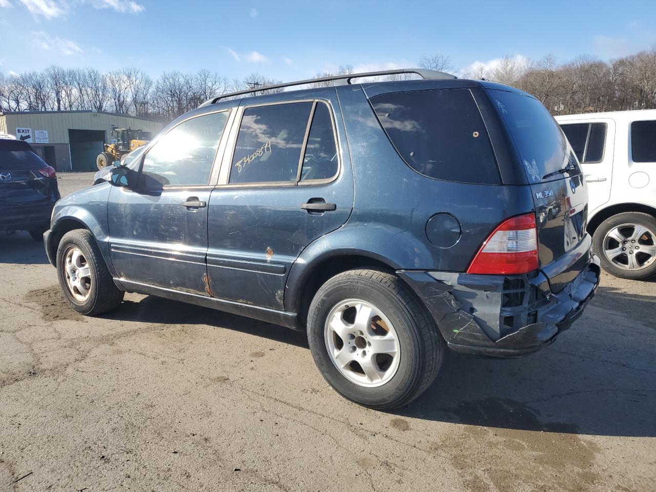 2003 Mercedes-Benz M-klasse VIN 4JGAB57EX3A407167 Copart auction photo, side / rear end damage thumbnail 2