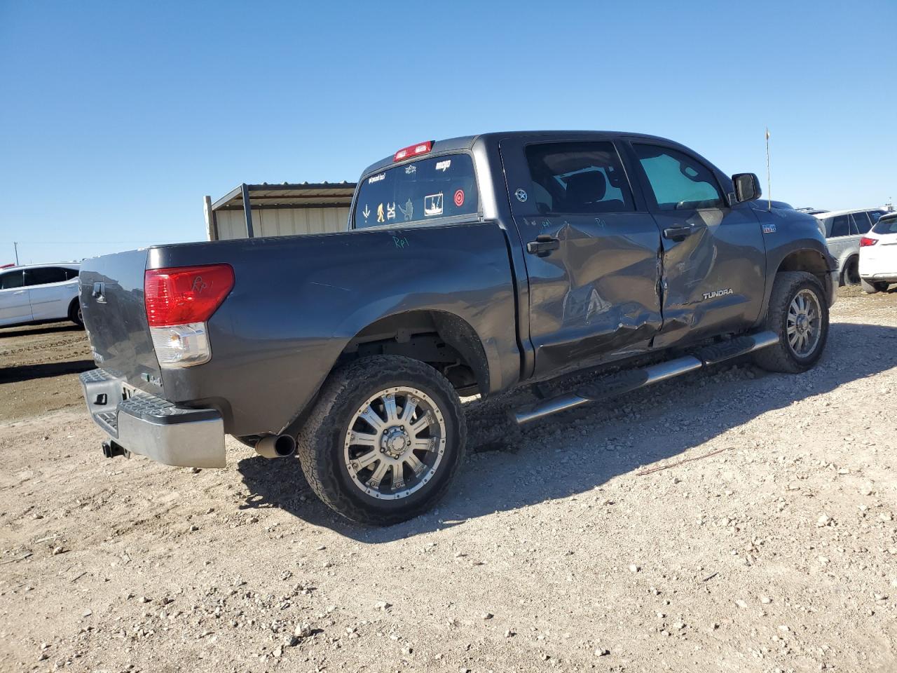2012 Toyota Tundra VIN 5TFDW5F18CX267833 Copart auction photo, side / minor dent/scratches damage thumbnail 3