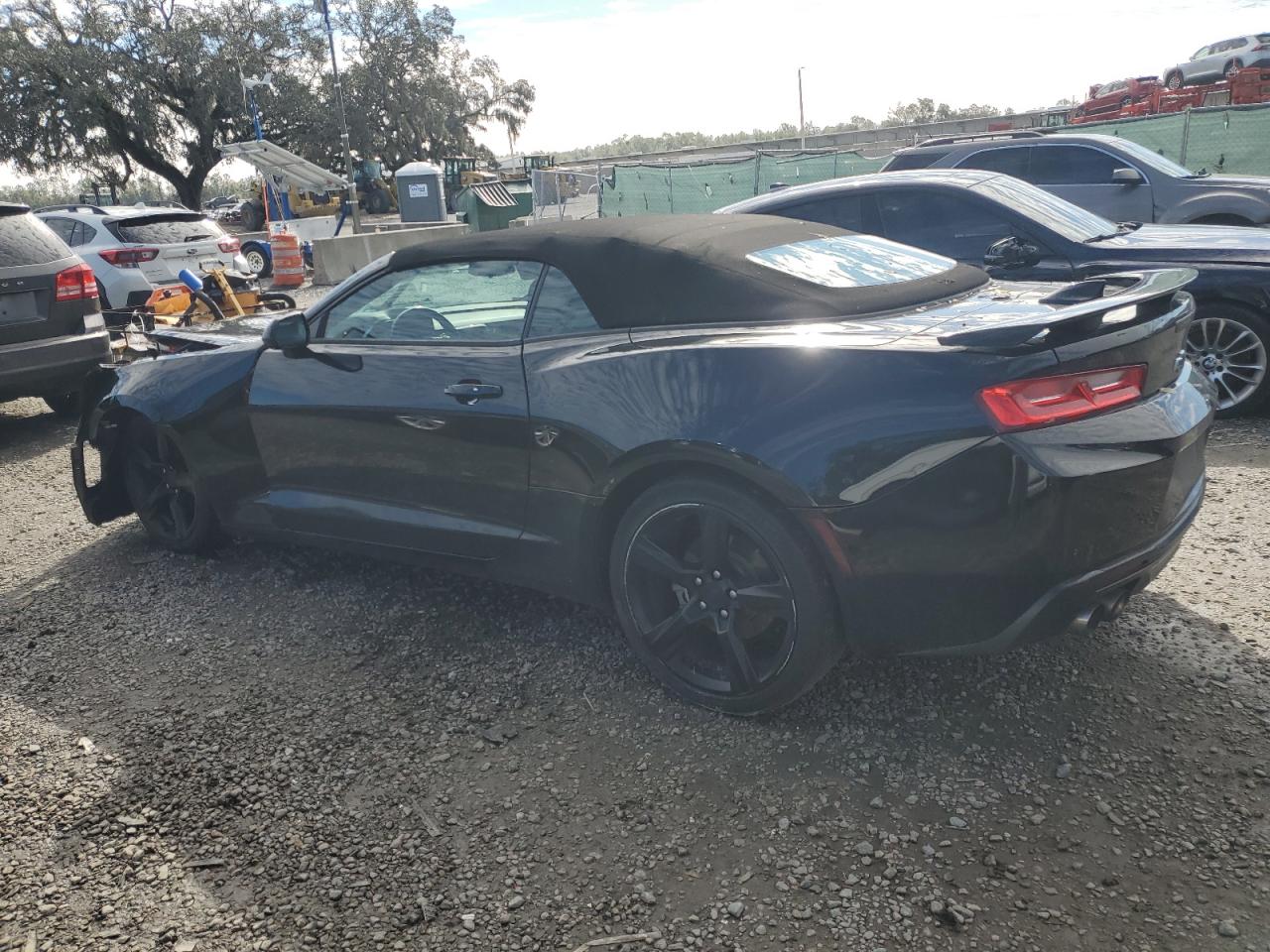 2017 Chevrolet Camaro VIN 1G1FB3DS4H0215077 Copart auction photo, front end / side damage thumbnail 2