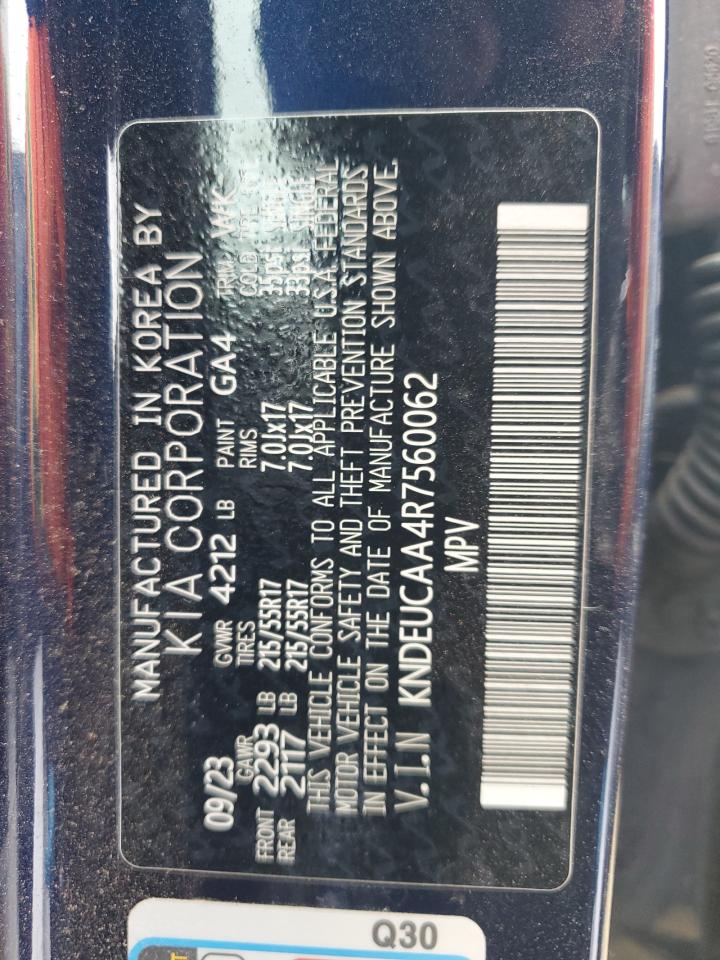 2024 KIA Seltos VIN KNDEUCAA4R7560062 Copart auction photo, side damage thumbnail 15