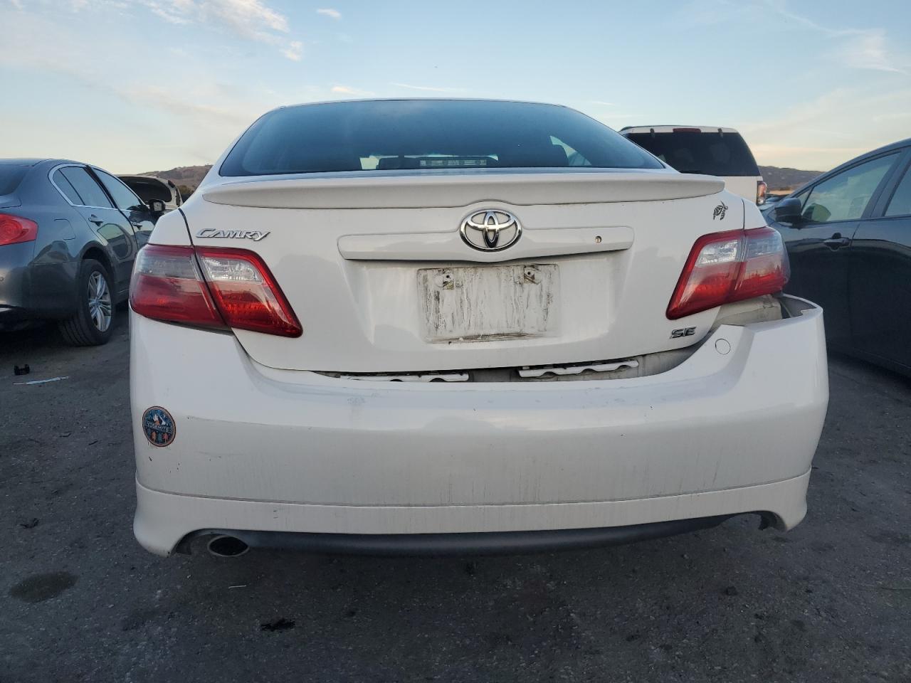 2007 Toyota Camry VIN 4T1BK46K97U522935 Copart auction photo, side / rear end damage thumbnail 6