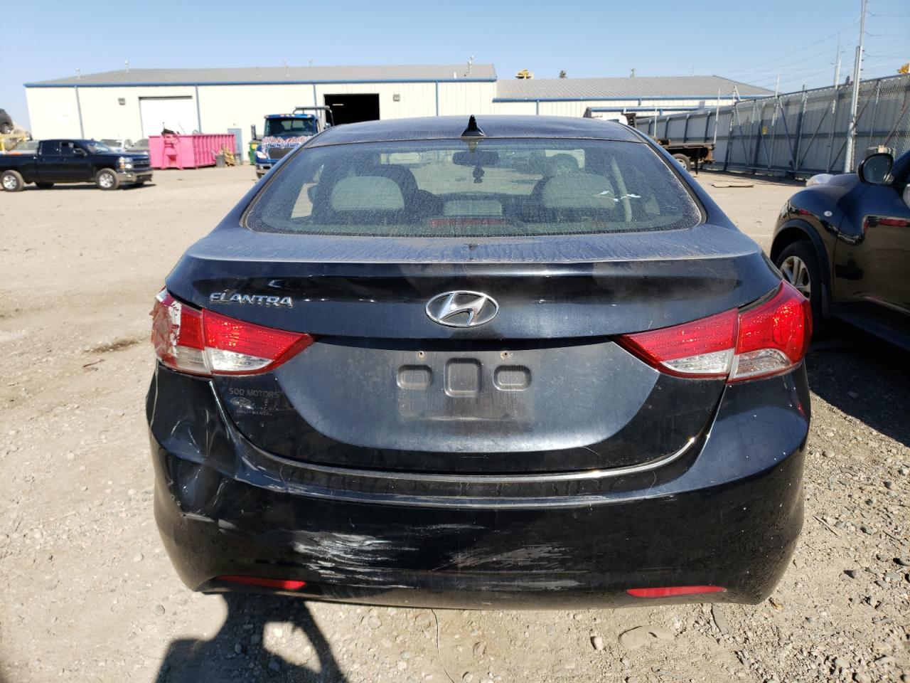 2013 Hyundai Elantra VIN 5NPDH4AE3DH167179 Copart auction photo, front end / side damage thumbnail 6