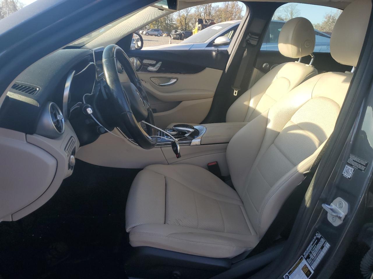2015 Mercedes-Benz C-klasse VIN 55SWF4KB5FU059603 Copart auction photo, all over damage thumbnail 7