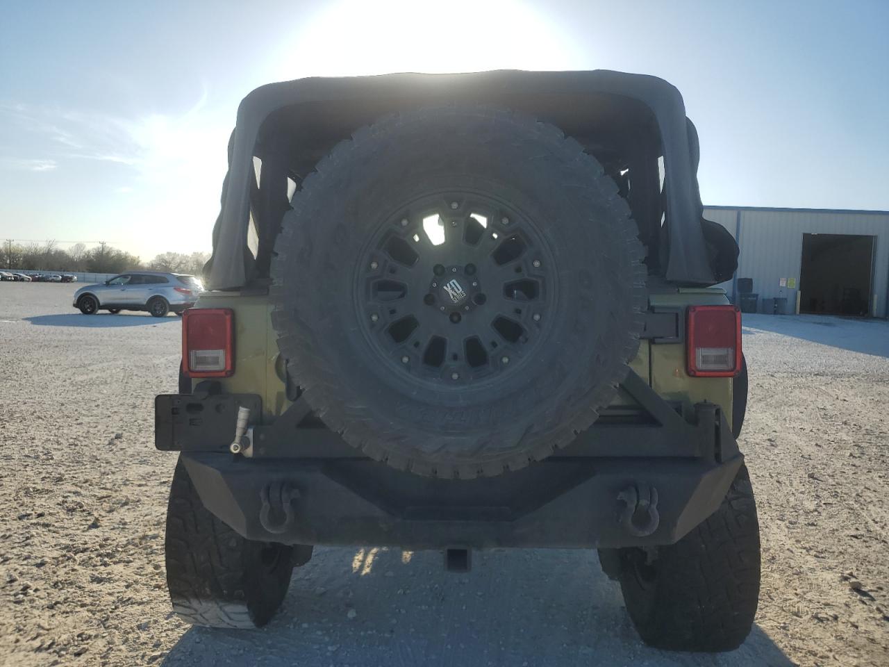 2013 Jeep Wrangler VIN 1C4HJWCG1DL574039 Copart auction photo, front end / undercarriage damage thumbnail 6