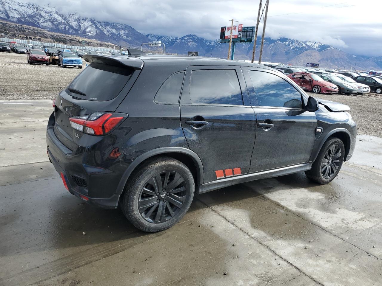2020 Mitsubishi Outlander VIN JA4AR3AUXLU027968 Copart auction photo, front end damage thumbnail 3