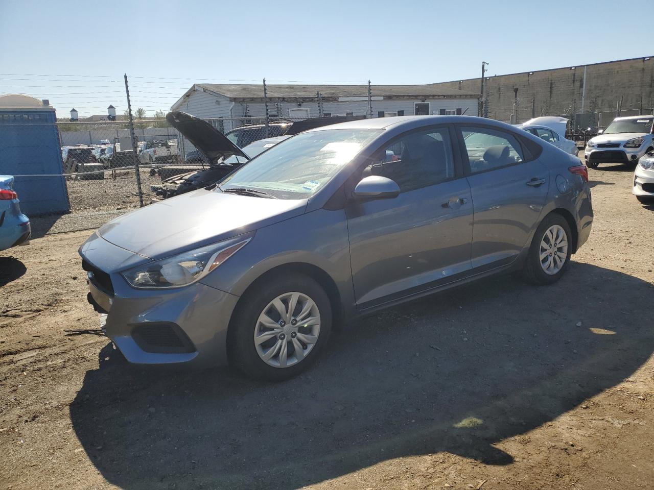 2020 Hyundai Accent VIN 3KPC24A61LE093379 - Copart auction photo