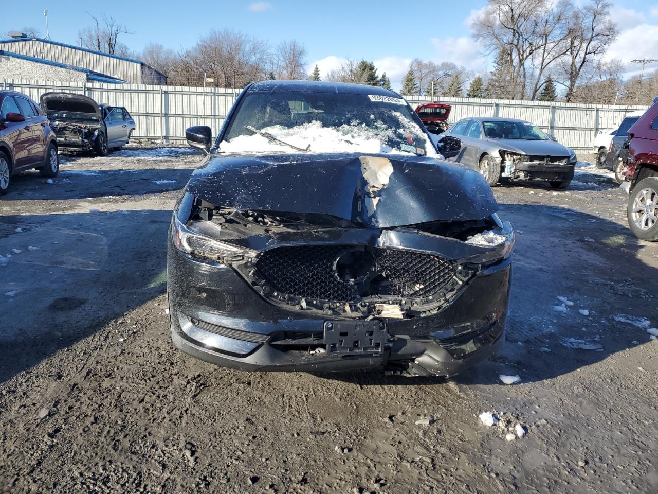 2021 Mazda CX-5 VIN JM3KFBEY2M0449131 Copart auction photo, front end damage thumbnail 5