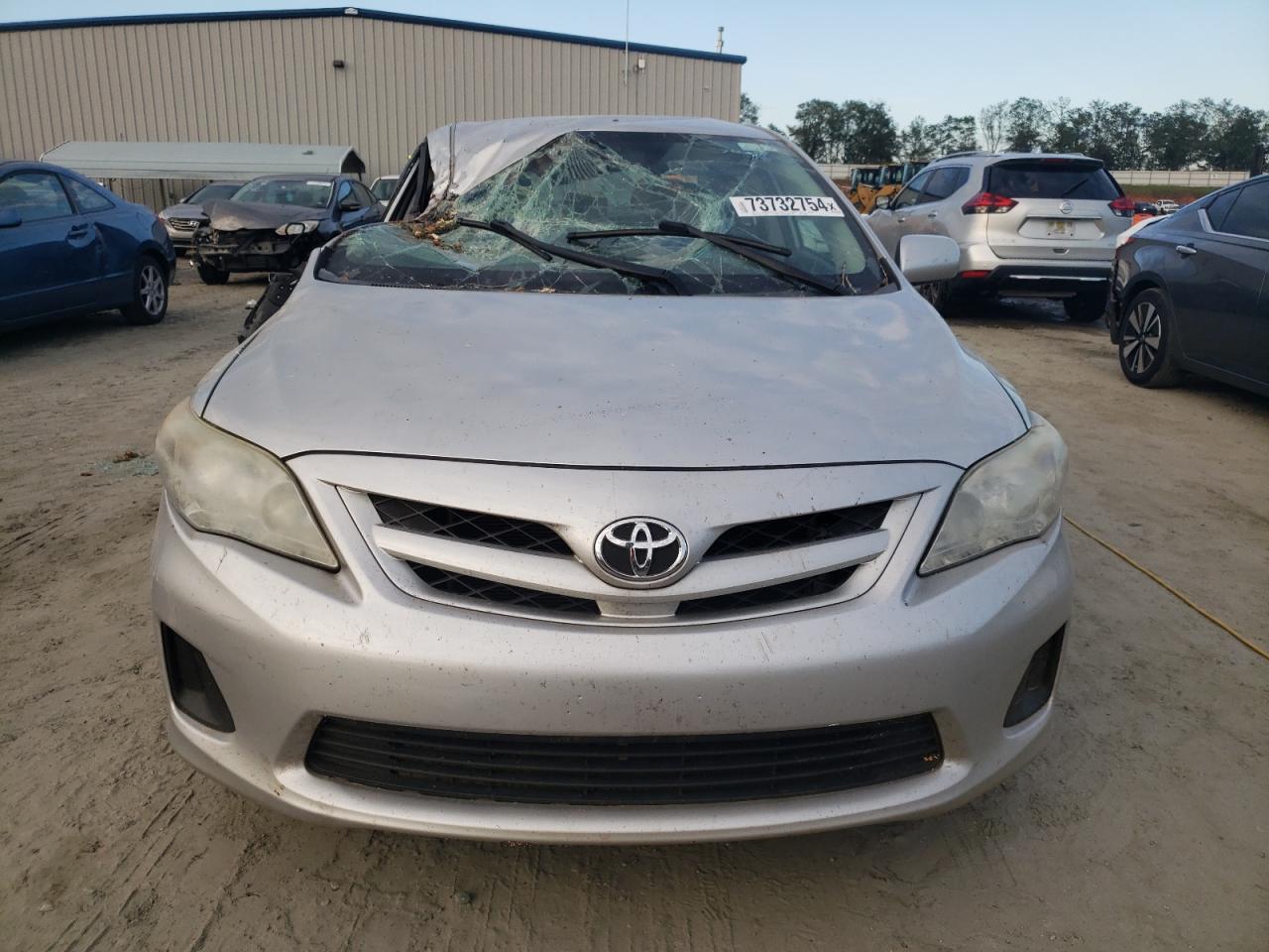 2012 Toyota Corolla VIN 2T1BU4EE4CC885483 Copart auction photo, top/roof / side damage thumbnail 5