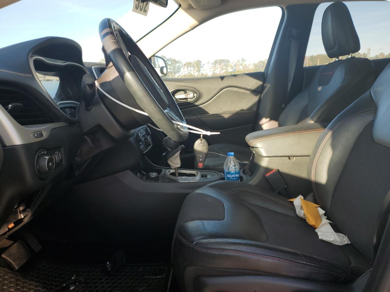 2014 Jeep Cherokee VIN 1C4PJMBS0EW191313 Copart auction photo, burn - interior damage thumbnail 7