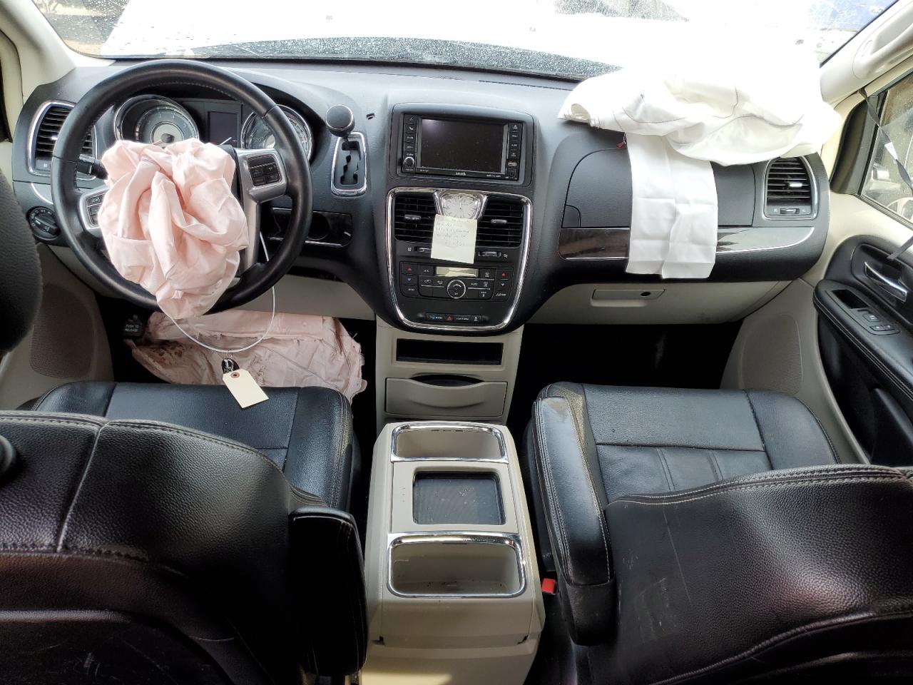 2013 Chrysler Town & Country VIN 2C4RC1BG0DR742361 Copart auction photo, front end / side damage thumbnail 8