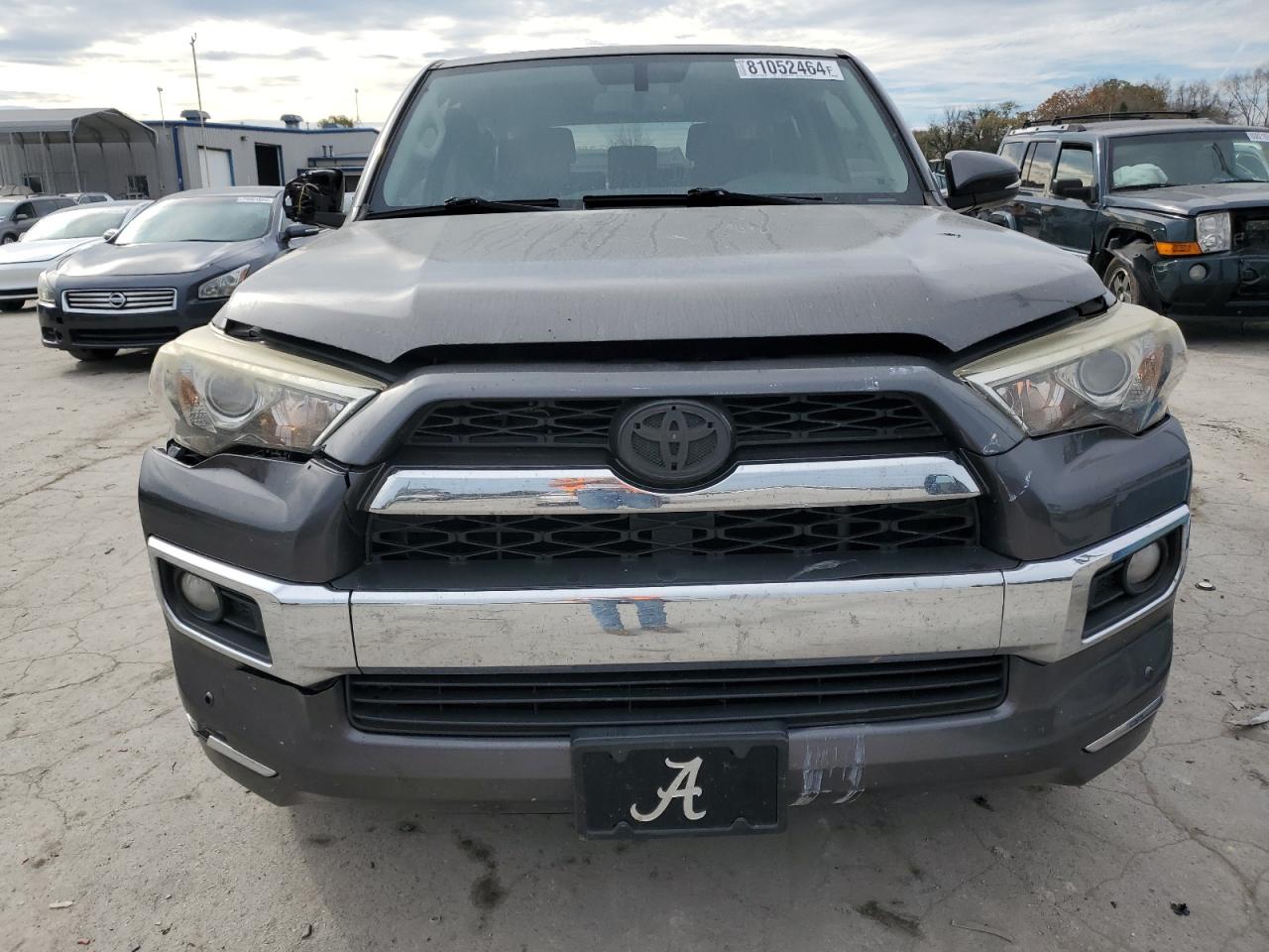 2014 Toyota 4Runner VIN JTEZU5JR5E5072162 Copart auction photo, front end damage thumbnail 5
