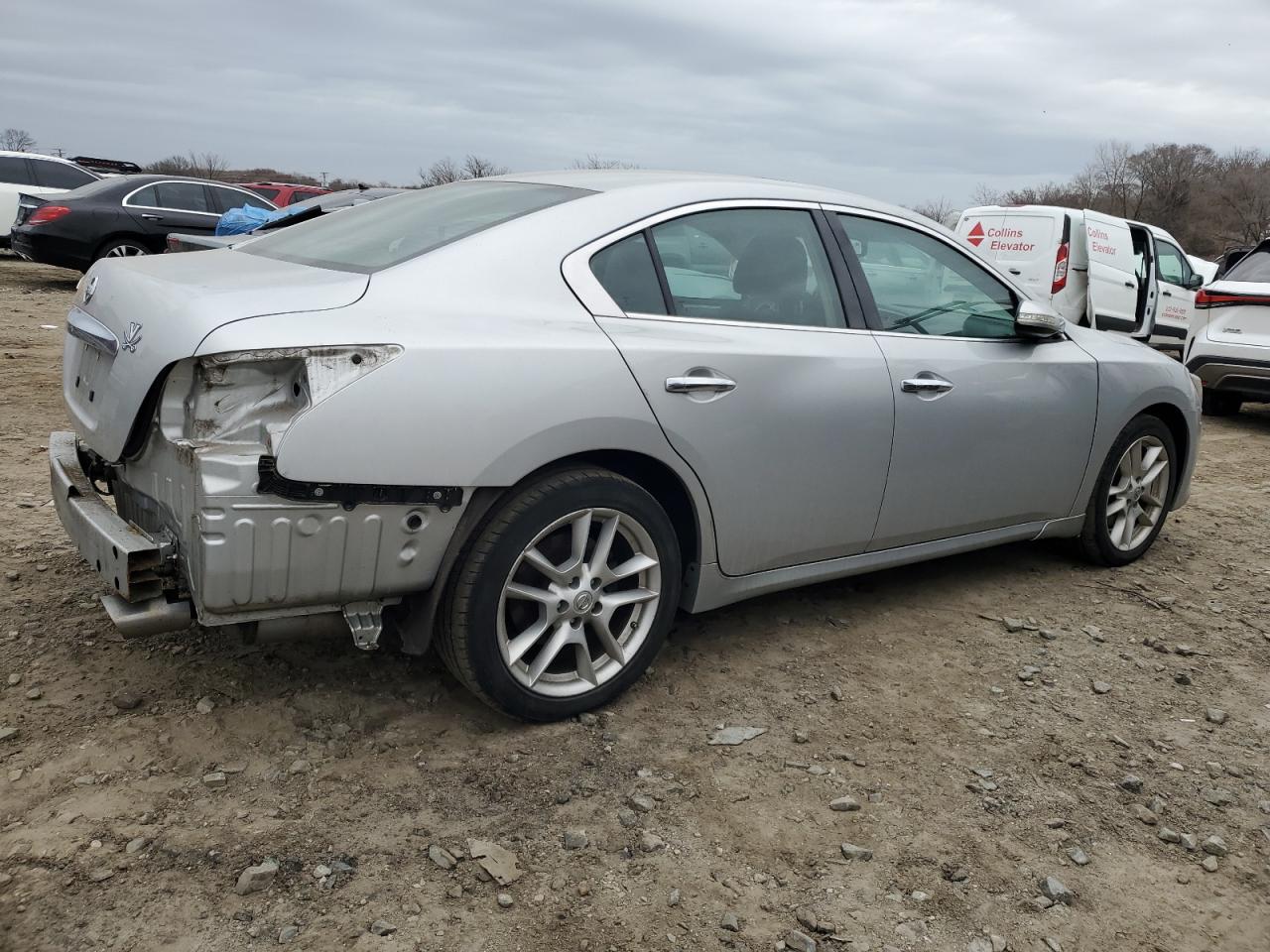 2009 Nissan Maxima VIN 1N4AA51EX9C856576 Copart auction photo, rear end / stripped damage thumbnail 3