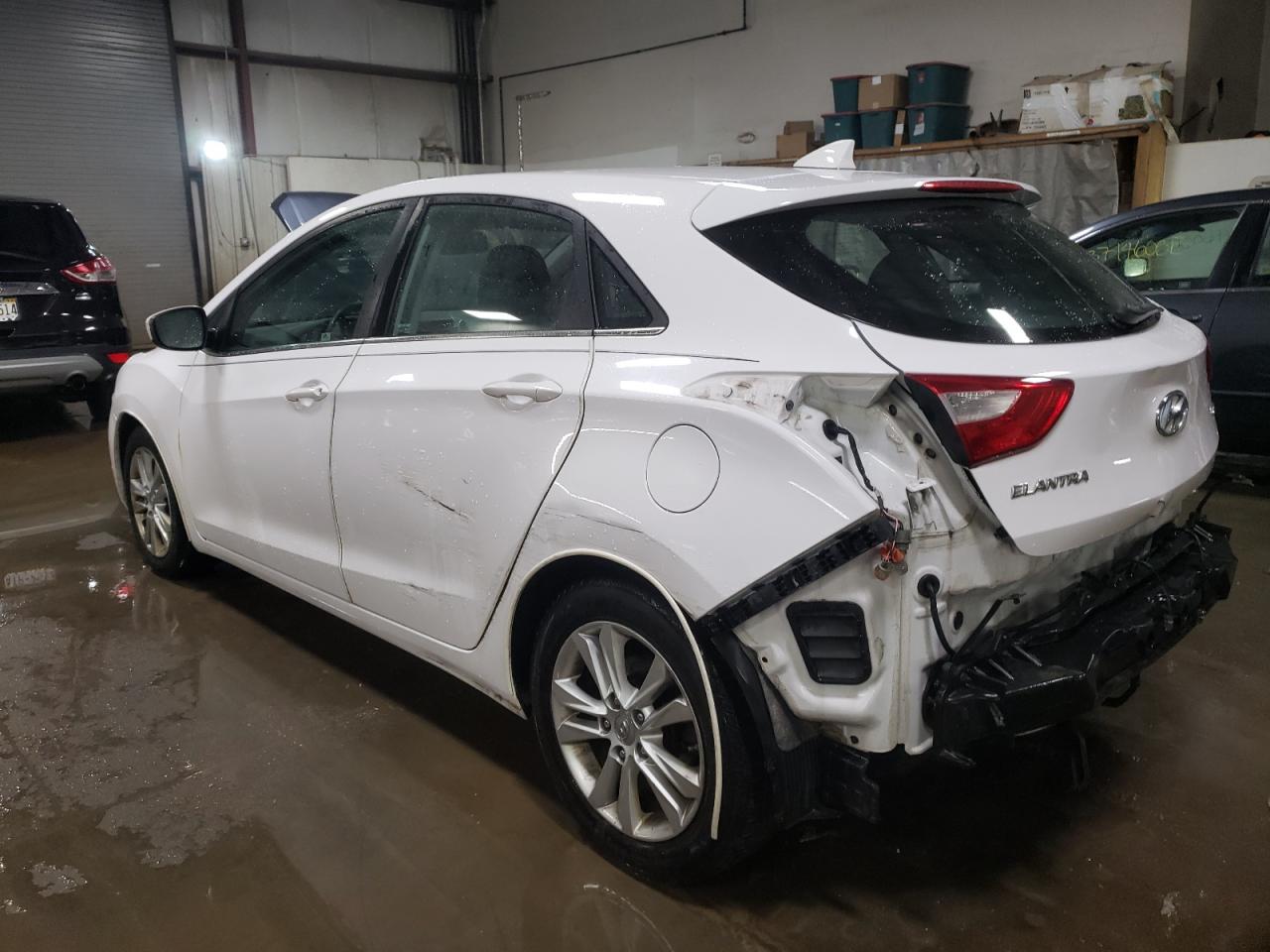 2013 Hyundai Elantra VIN KMHD35LEXDU120167 Copart auction photo, rear end / front end damage thumbnail 2