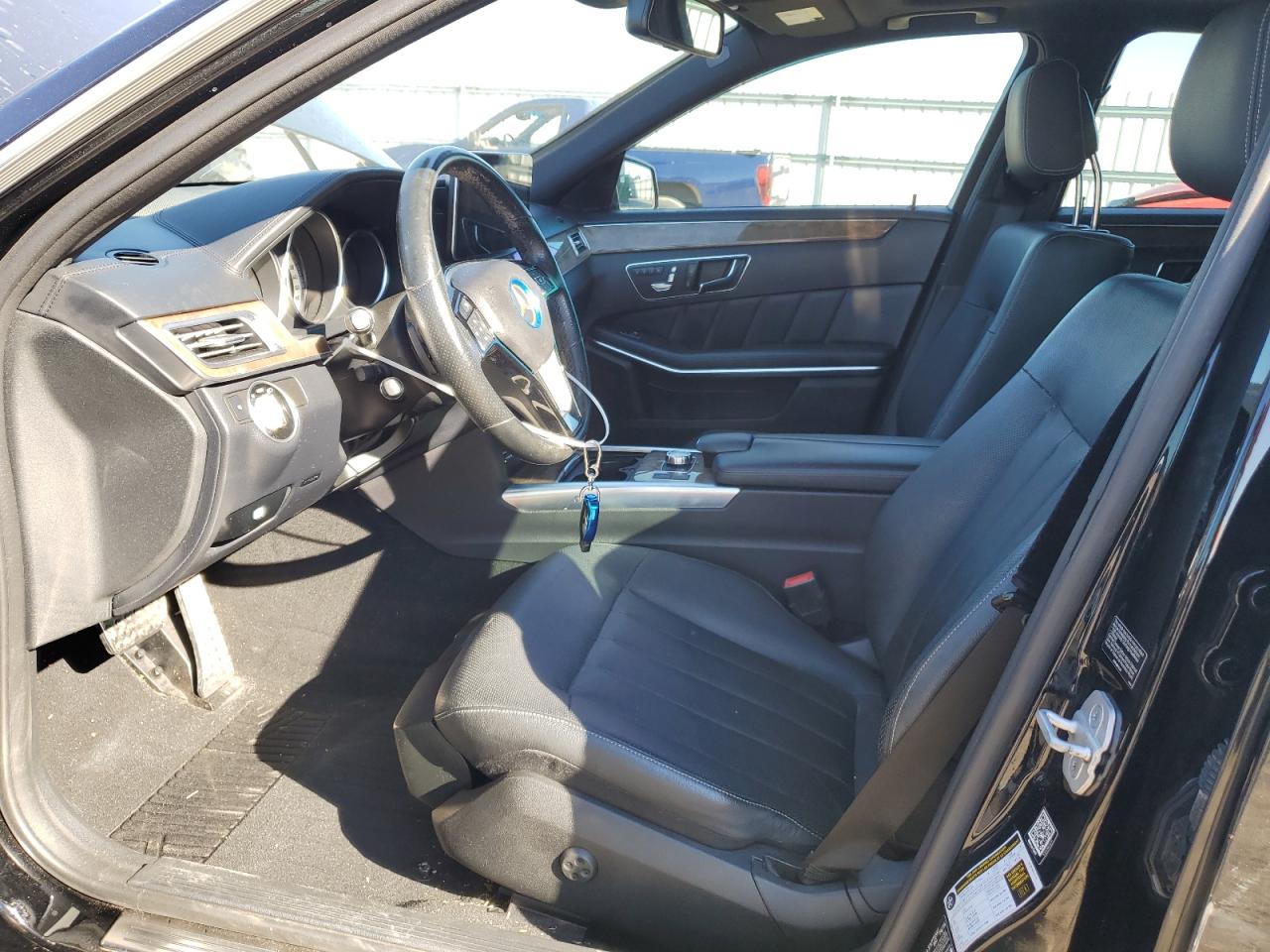 2015 Mercedes-Benz E-klasse VIN WDDHF6HB4FB090640 Copart auction photo, side damage thumbnail 7