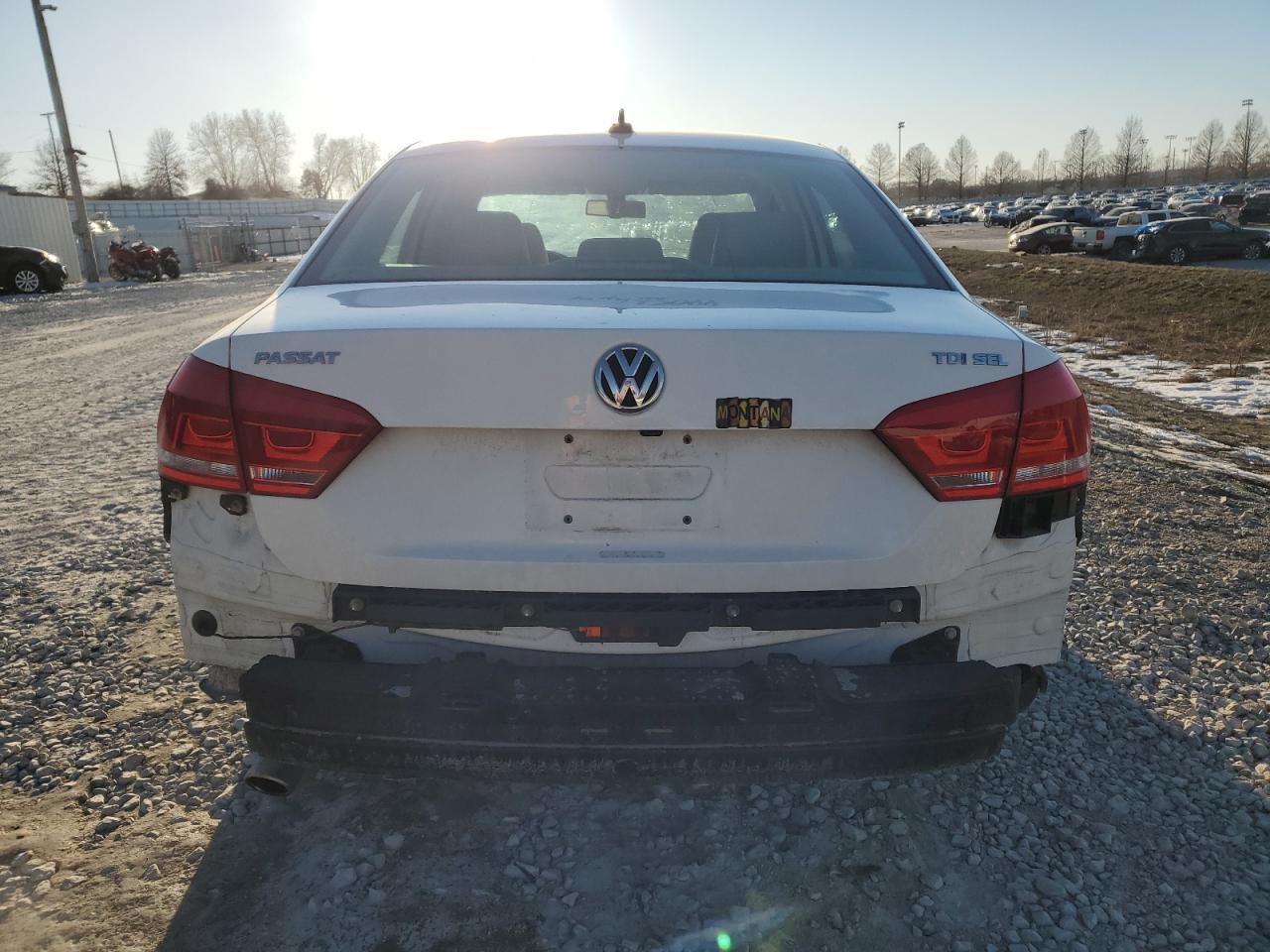 2014 Volkswagen Passat VIN 1VWCN7A3XEC020906 Copart auction photo, front end damage thumbnail 6