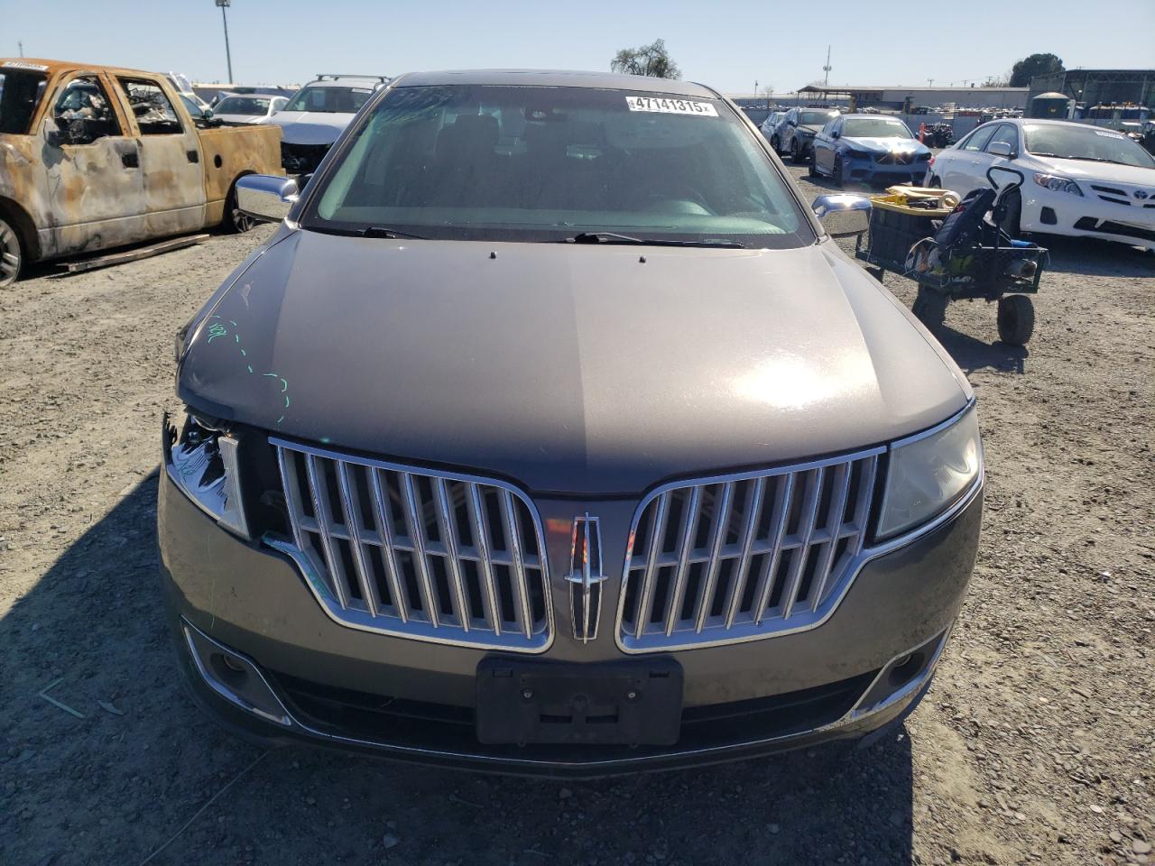 2011 Lincoln MKZ VIN 3LNDL2L39BR761389 Copart auction photo, front end damage thumbnail 5