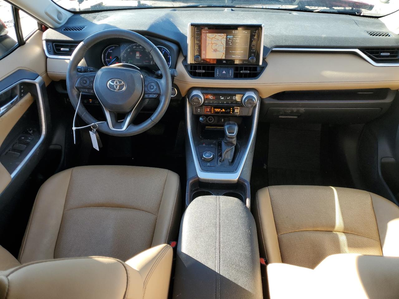 2019 Toyota RAV 4 VIN JTMDWRFV6KD511893 Copart auction photo, front end damage thumbnail 8