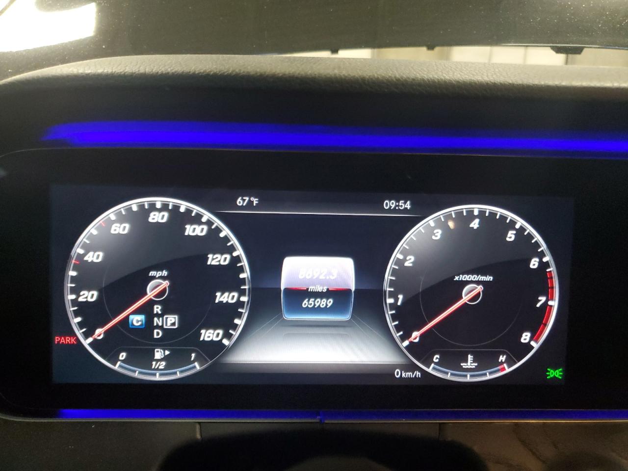 2018 Mercedes-Benz E-klasse VIN WDDZH6GB0JA342074 Copart auction photo, front end damage thumbnail 9