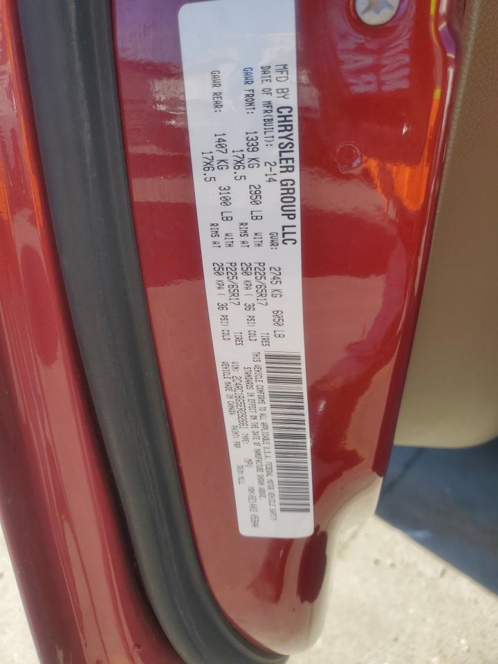 2014 Chrysler Town & Country VIN 2C4RC1BG5ER292661 Copart auction photo, front end damage thumbnail 14