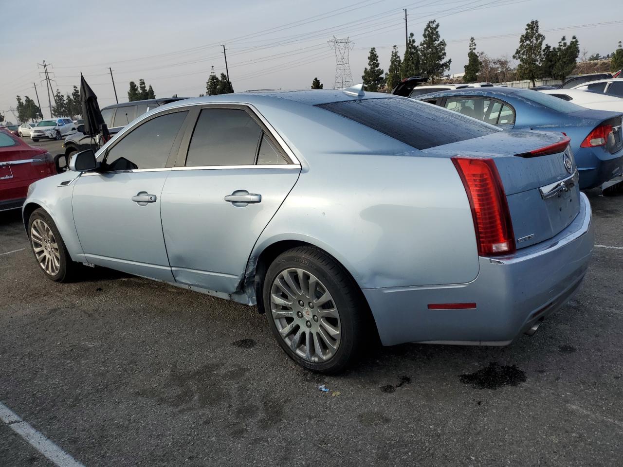 2013 Cadillac CTS VIN 1G6DJ5E31D0103712 Copart auction photo, rear end damage thumbnail 2