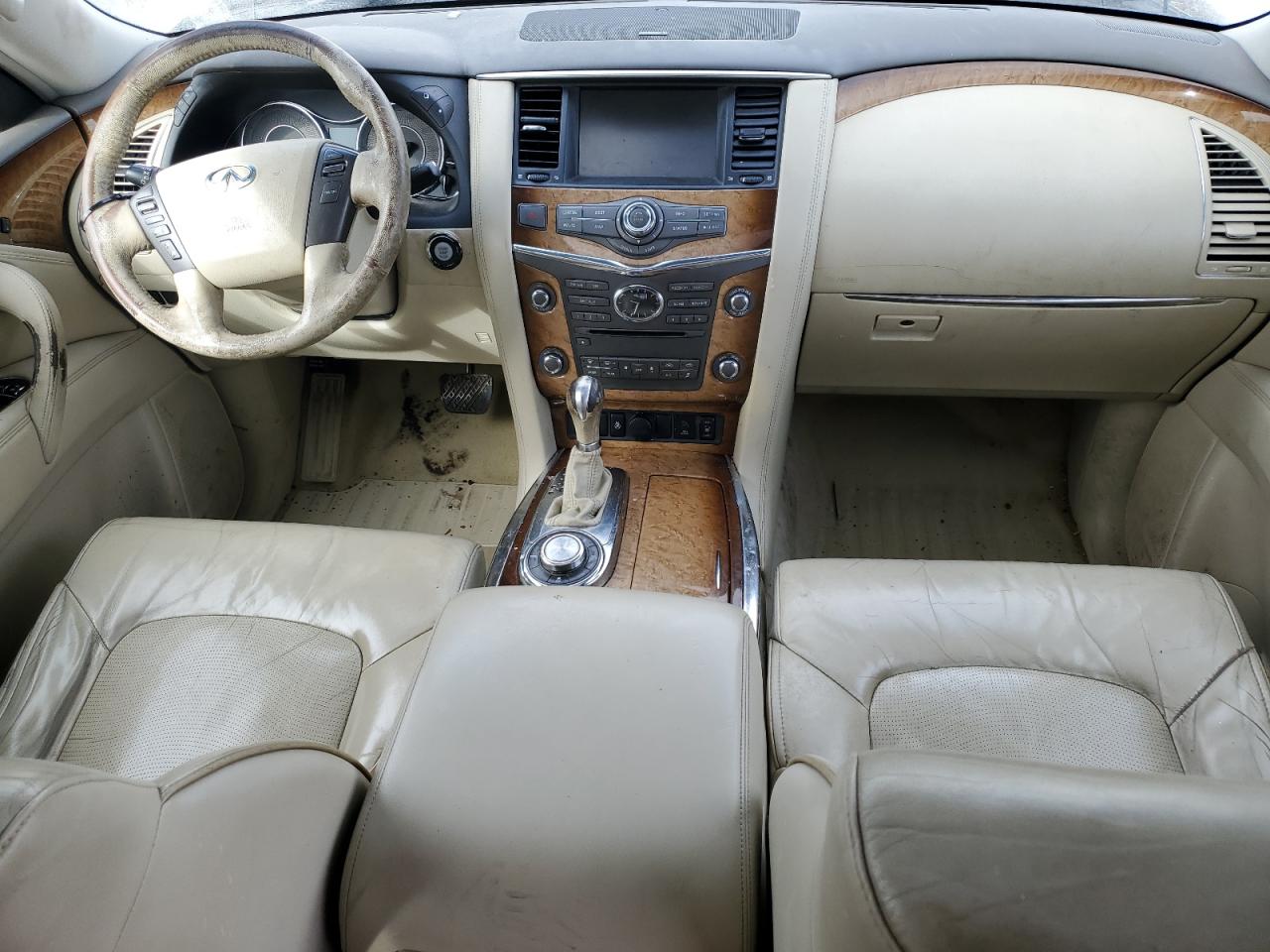 2011 Infiniti QX56 VIN JN8AZ2NE3B9003214 Copart auction photo, front end damage thumbnail 8