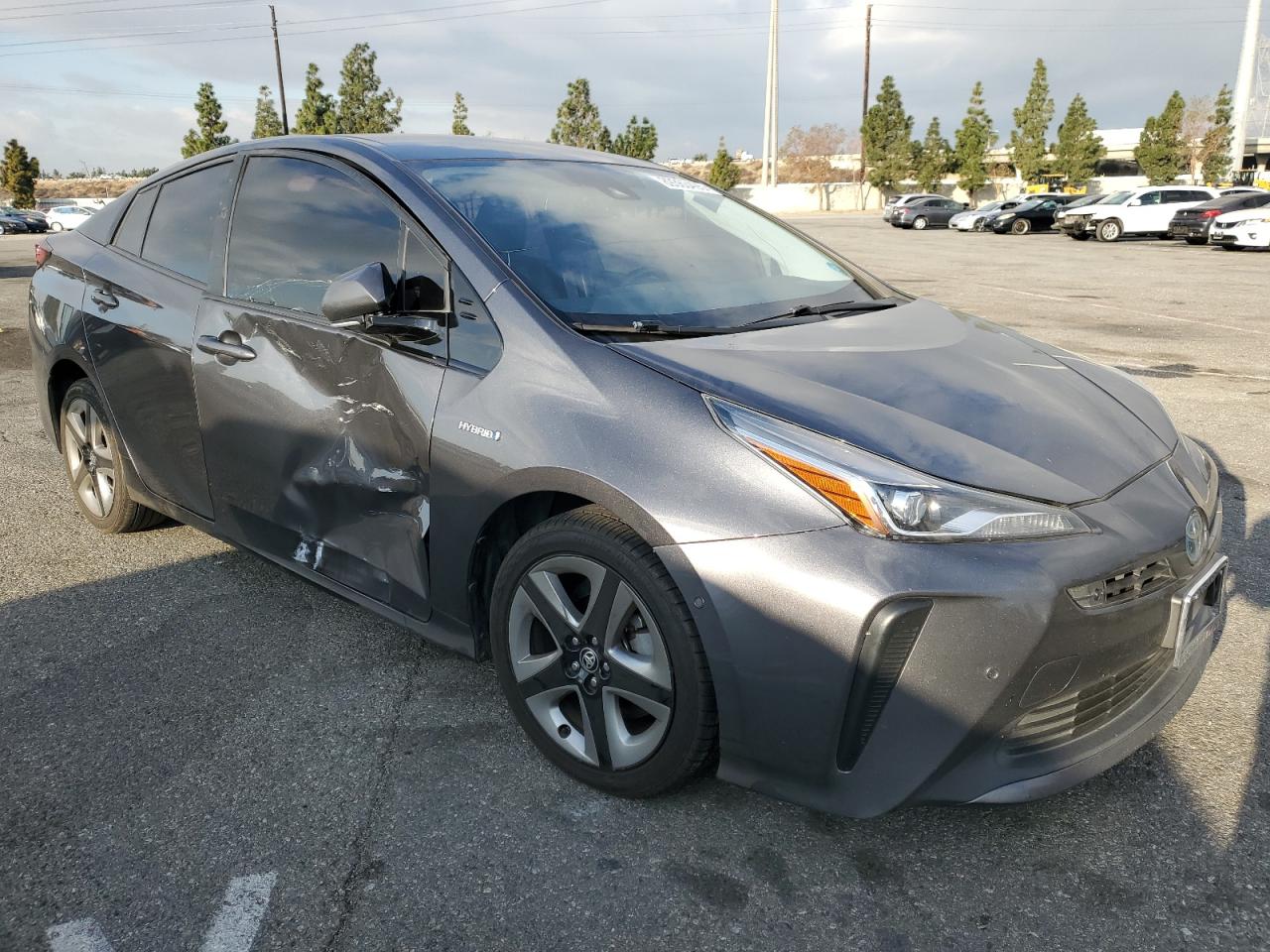 2020 Toyota Prius VIN JTDKARFU4L3117569 Copart auction photo, side damage thumbnail 4