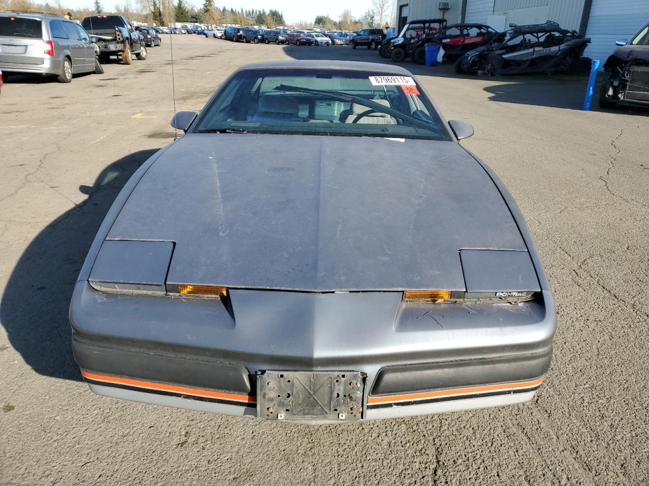 1987 Pontiac Firebird VIN 1G2FS21H0HL224968 Copart auction photo, rear end / all over damage thumbnail 5