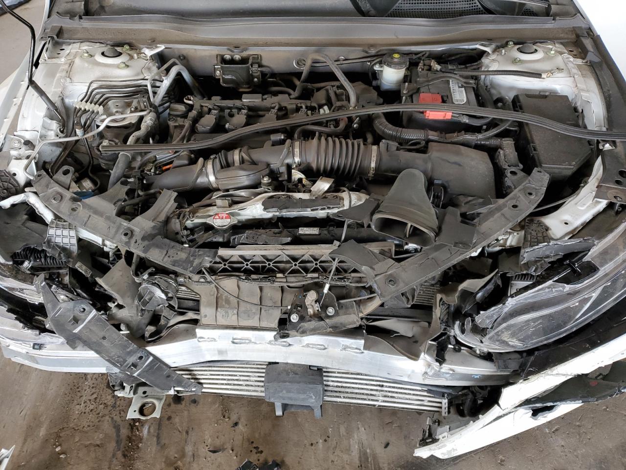 2022 Honda Accord VIN 1HGCV1F35NA016283 Copart auction photo, front end damage thumbnail 12